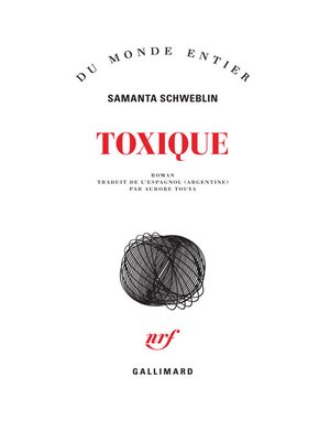 cover image of Toxique